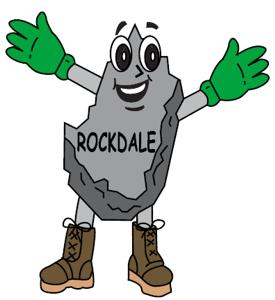 Our mascot "Rocky Rockman"